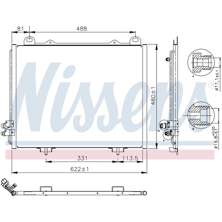 Nissens Condenser,94285